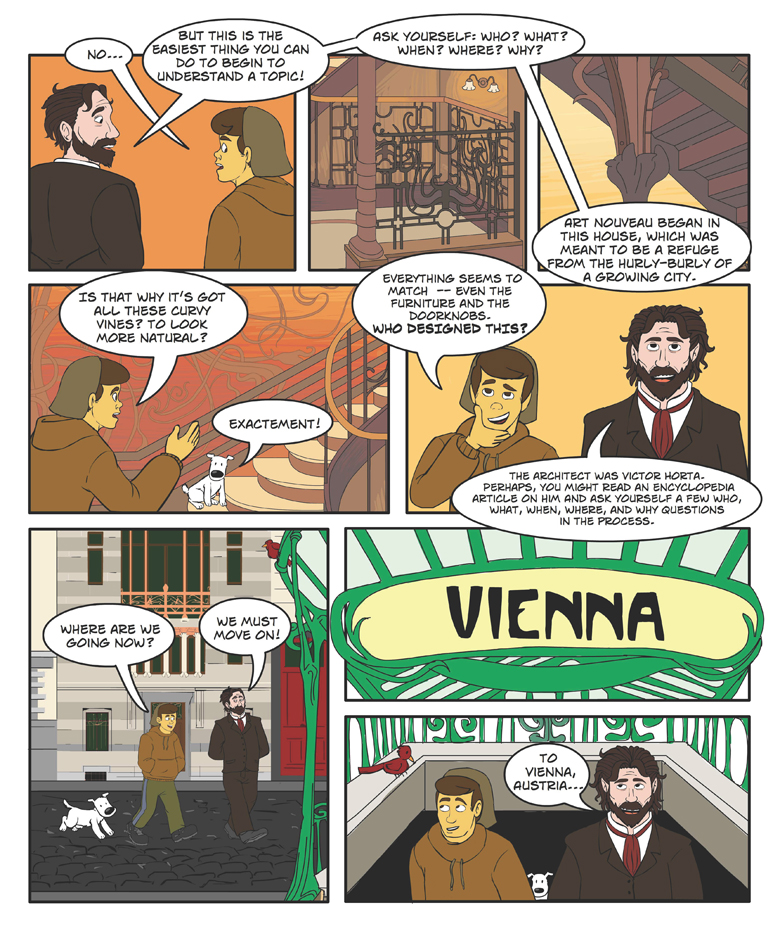 Who's Art Nouveau? comic page 7